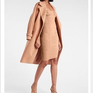 Brand NEW express ruched mini dress